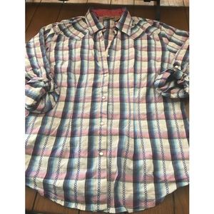 Western style plaid shirt